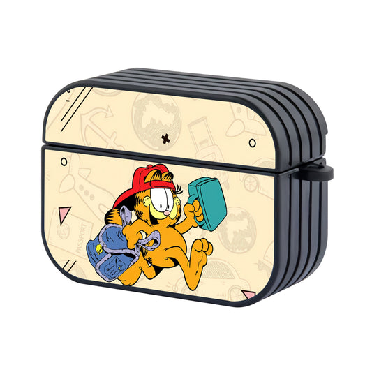 Garfield Traveling Momment Hard Plastic Case Cover For Apple Airpods Pro - Ezzystore