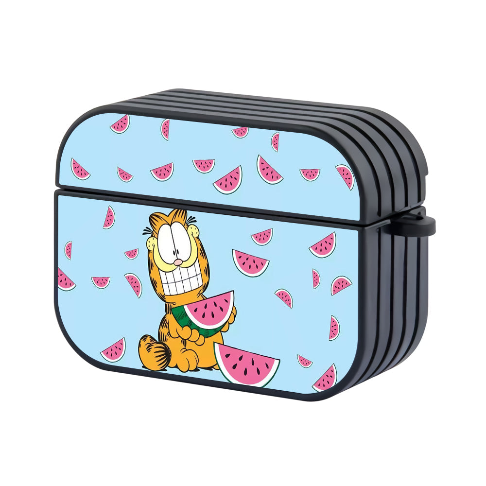 Garfield Watermelon Hard Plastic Case Cover For Apple Airpods Pro 3 - Ezzystore