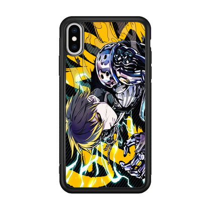 Genos One Punch Man Battle Mode iPhone X Case