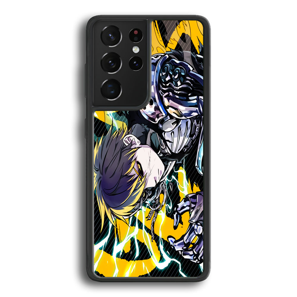 Genos One Punch Man Battle Mode Samsung Galaxy S24 Ultra Case - Ezzystore