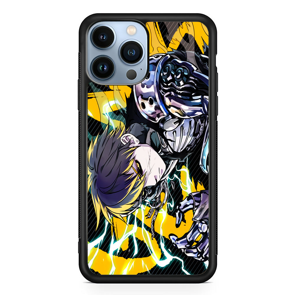 Genos One Punch Man Battle Mode iPhone 14 Pro Max Case