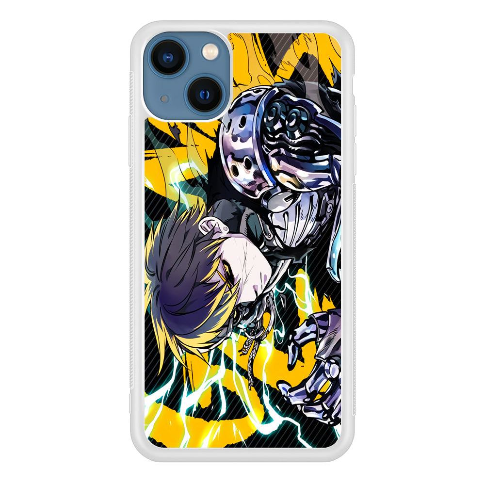 Genos One Punch Man Battle Mode iPhone 14 Plus Case