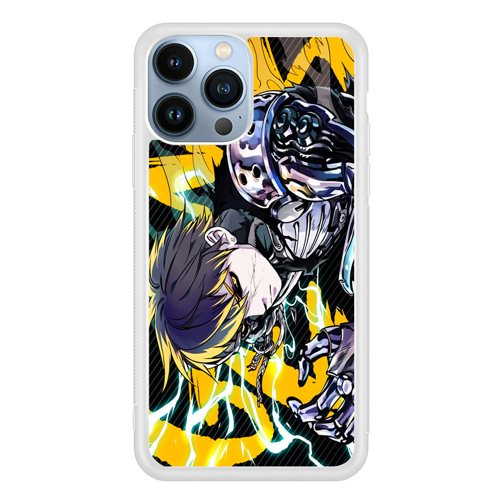 Genos One Punch Man Battle Mode iPhone 14 Pro Max Case