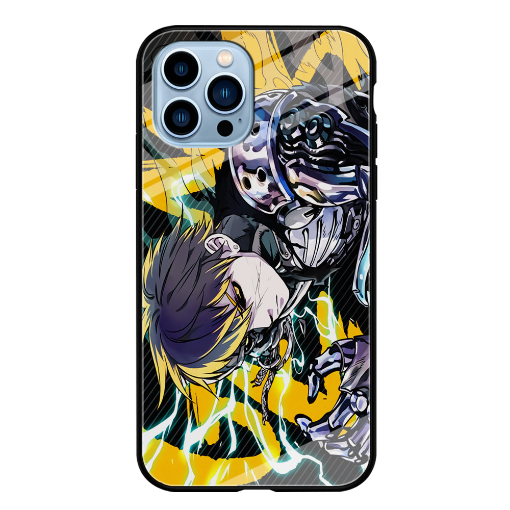 Genos One Punch Man Battle Mode iPhone 14 Pro Max Case