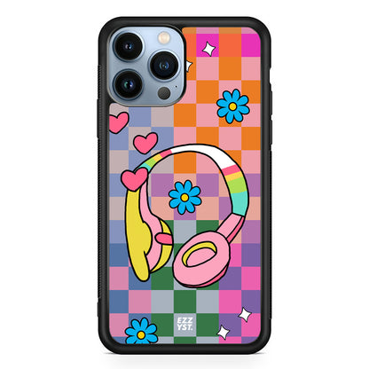 Genre of Rock Sticker Headset of Joy Magsafe iPhone Case