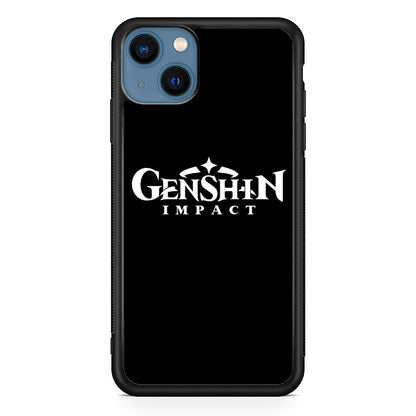 Genshin Impact Logo Black iPhone 14 Case