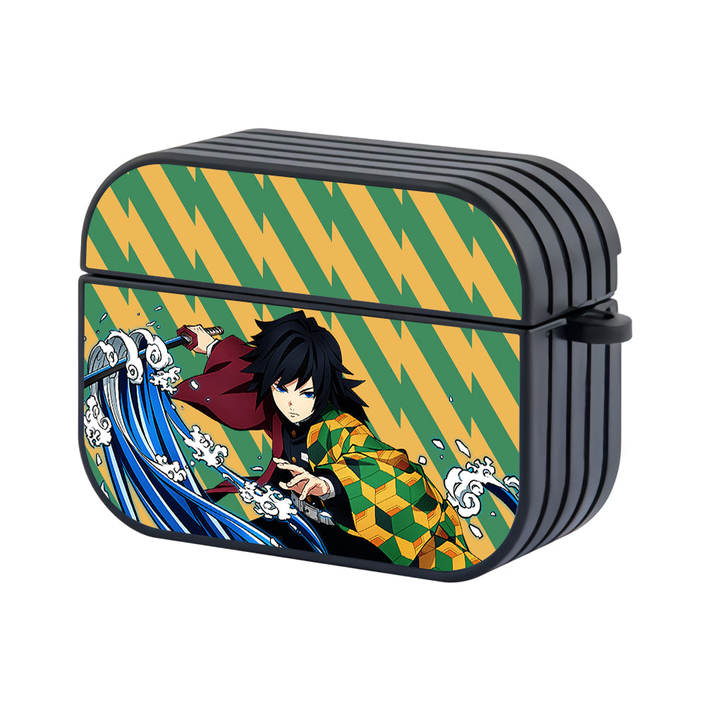 Giyuu Tomioka Hashira Hard Plastic Case Cover For Apple Airpods Pro 2 - Ezzystore