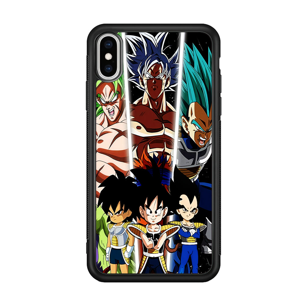 Goku And Brother Transformation iPhone X Case