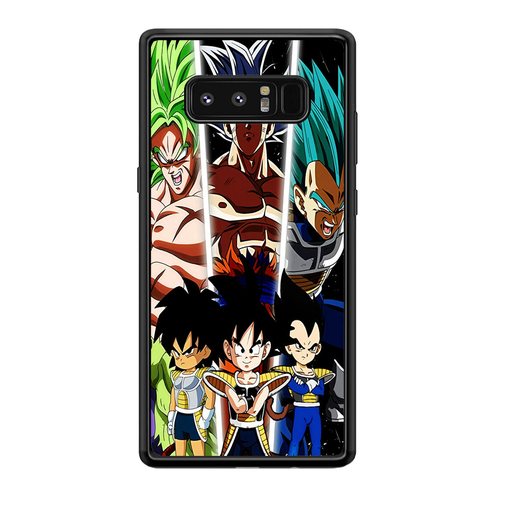 Goku And Brother Transformation Samsung Galaxy Note 8 Case