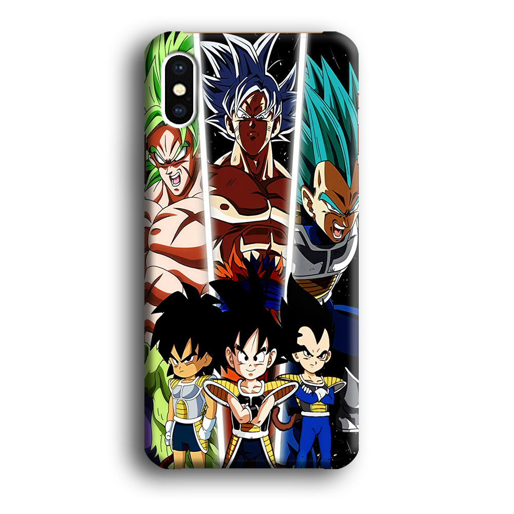 Goku And Brother Transformation iPhone X Case