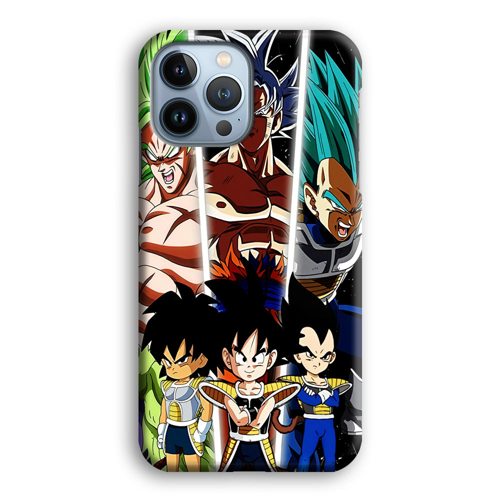 Goku And Brother Transformation iPhone 14 Pro Max Case