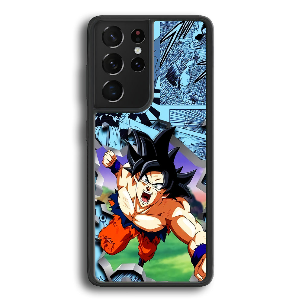 Goku Comic Power Samsung Galaxy S23 Ultra Case - Ezzystore