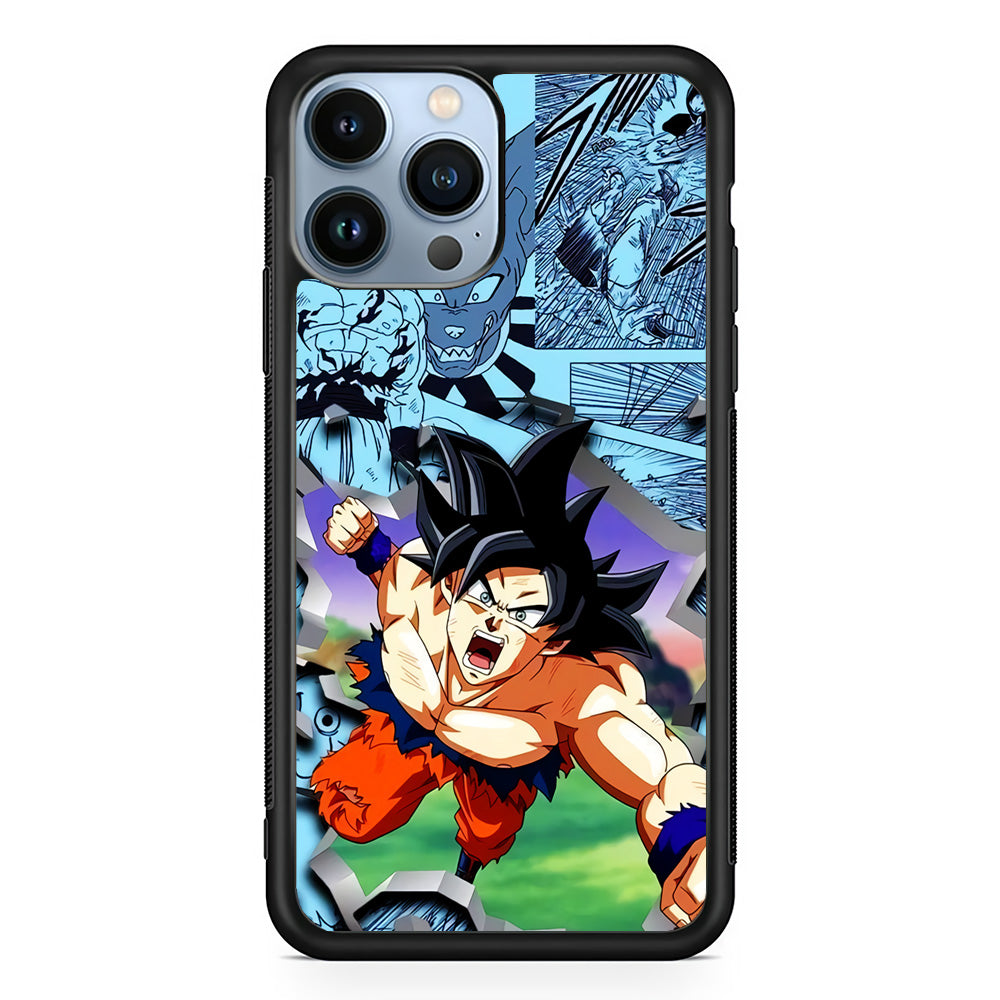 Goku Comic Power iPhone 14 Pro Max Case
