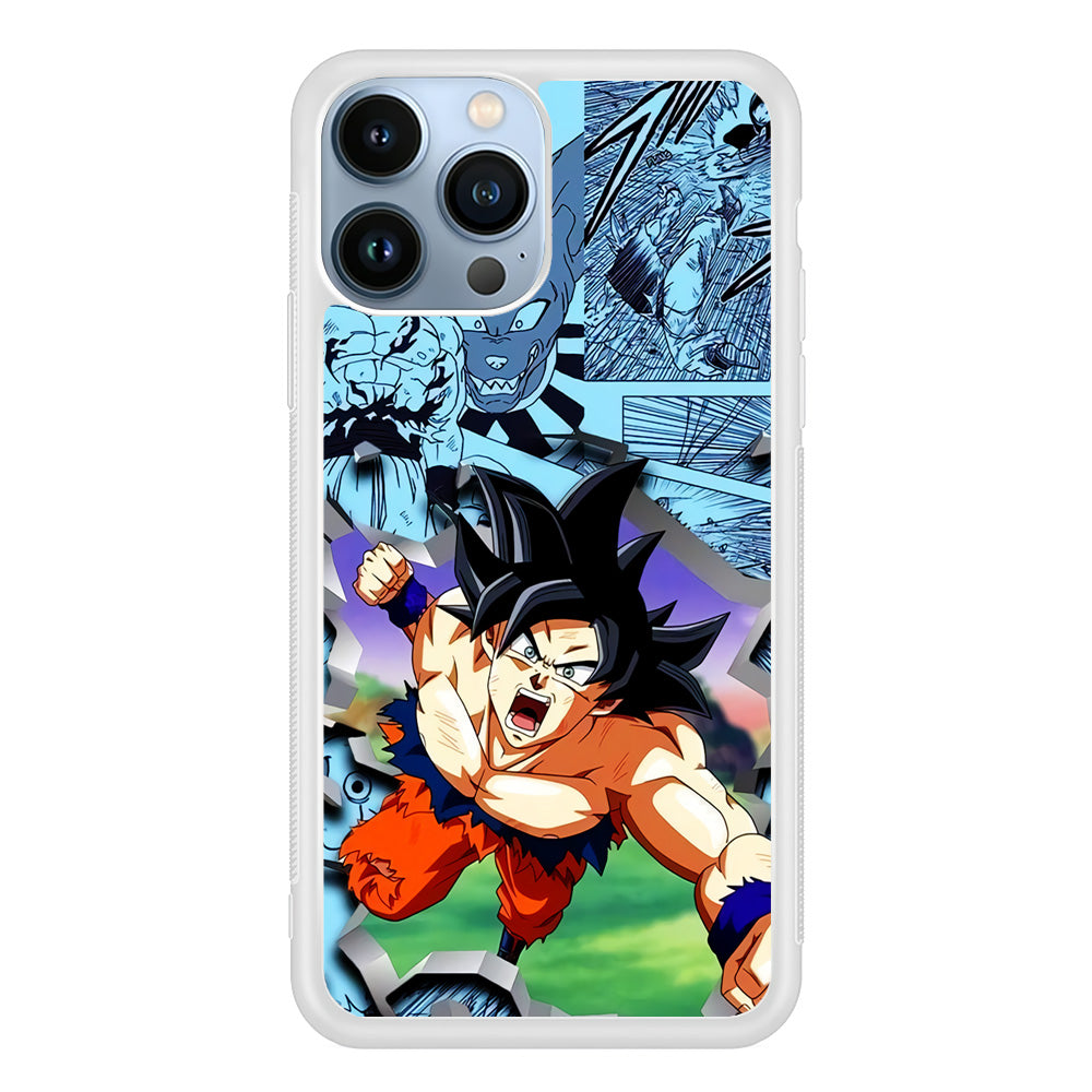 Goku Comic Power iPhone 14 Pro Max Case