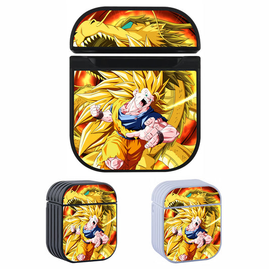 Goku Saiyan With Dragon Hard Plastic Case Cover For Apple Airpods