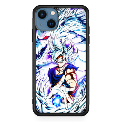 Goku White Dragon iPhone 15 Plus Case