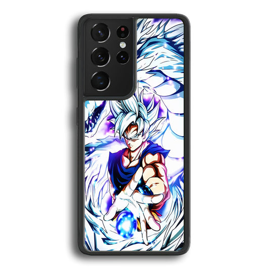 Goku White Dragon Samsung Galaxy S24 Ultra Case - Ezzystore