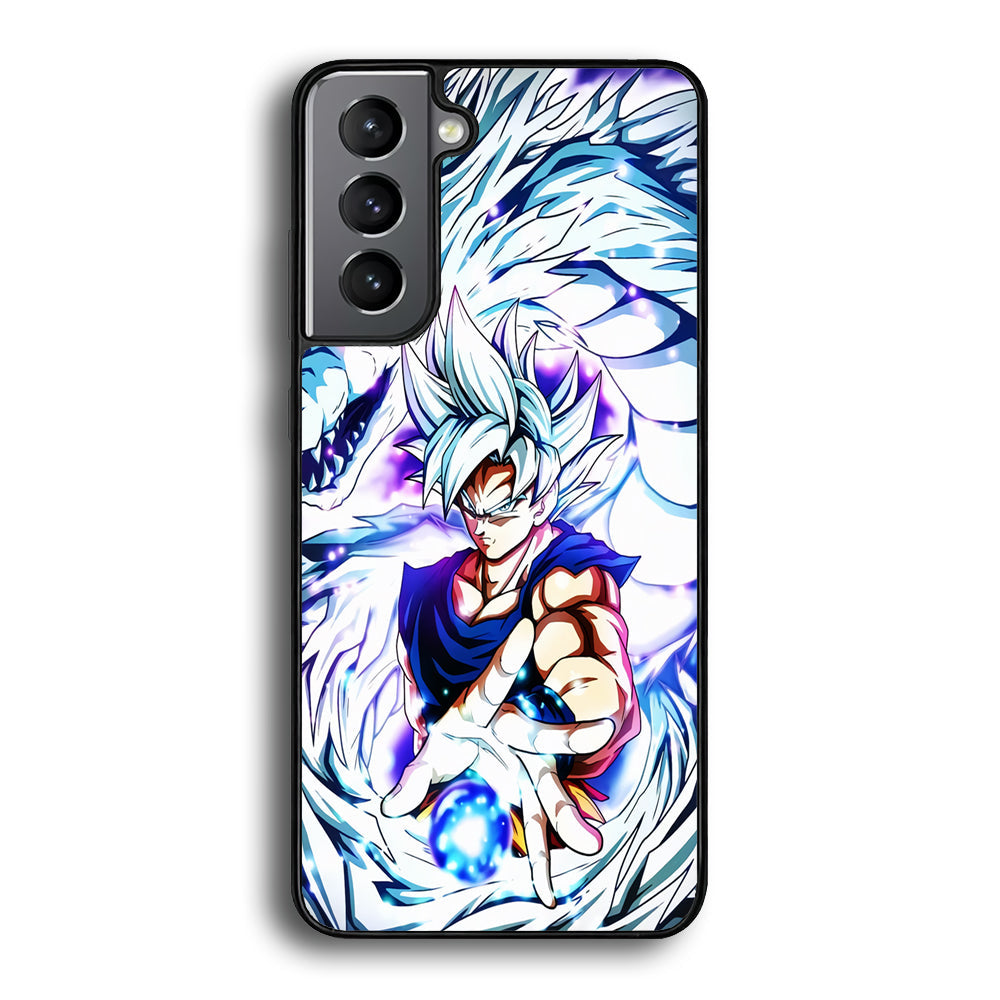 Goku White Dragon Samsung Galaxy S24 Plus Case - Ezzystore