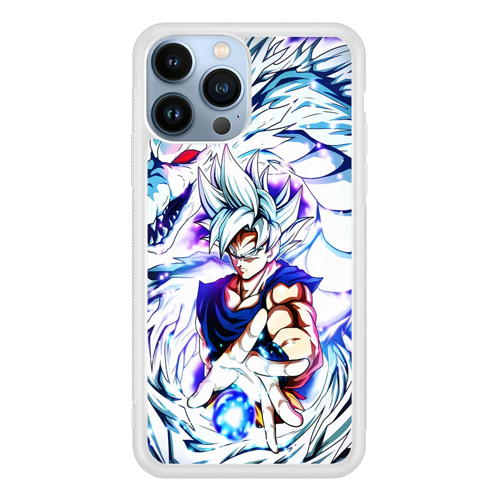 Goku White Dragon iPhone 14 Pro Max Case