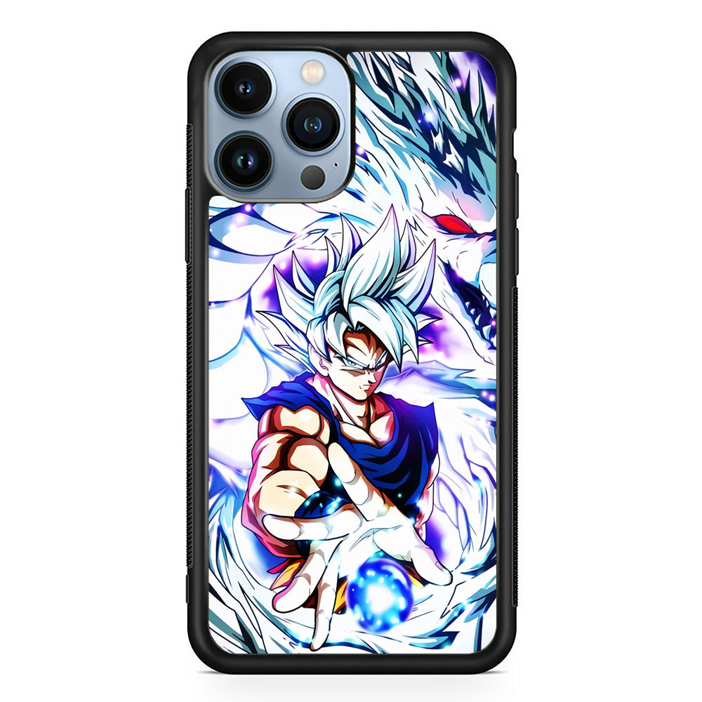 Goku X White Dragon iPhone 14 Pro Max Case