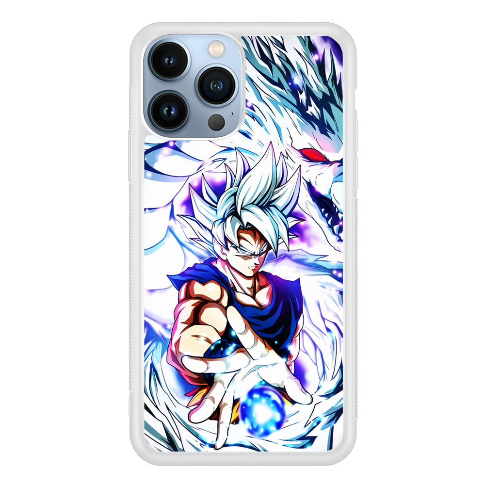Goku X White Dragon iPhone 14 Pro Max Case