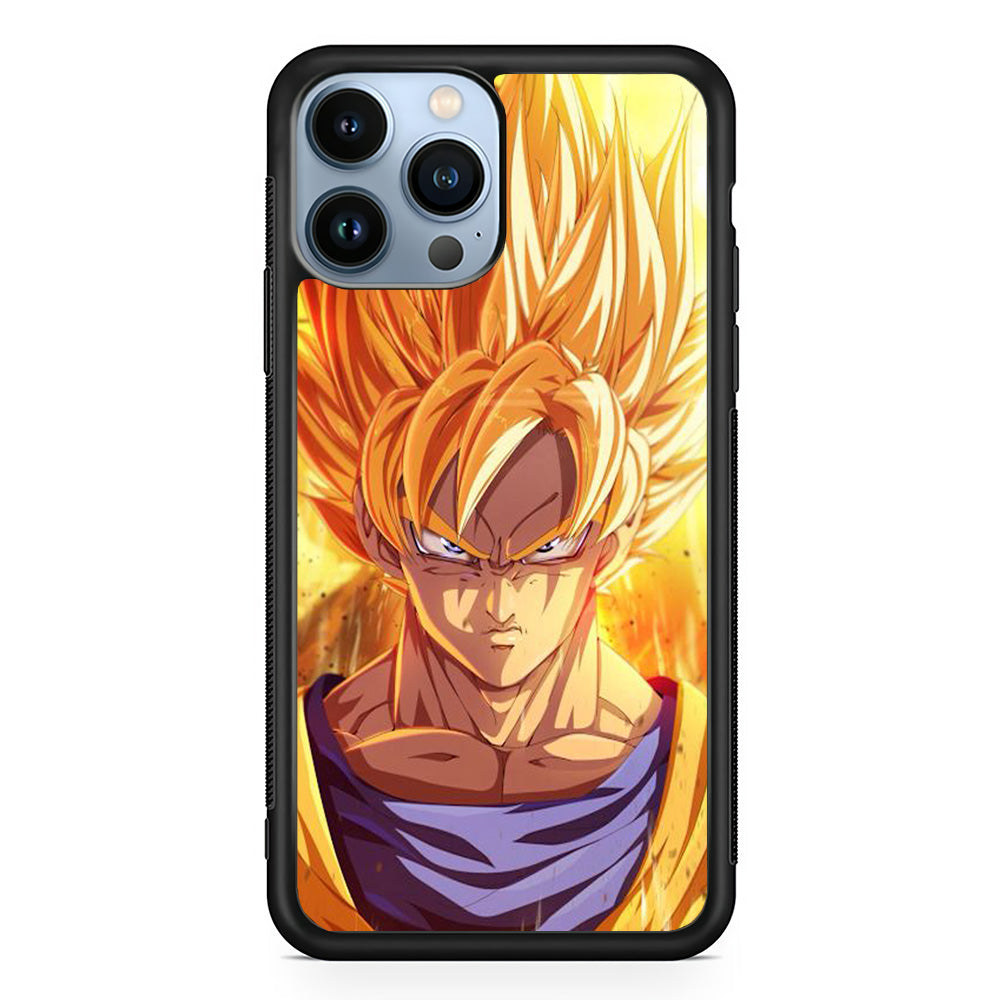 Goku Yellow Super Saiyan iPhone 14 Pro Case