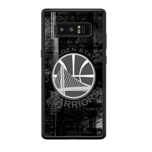 Golden State Warriors Grey Word Abstract Samsung Galaxy Note 8 Case