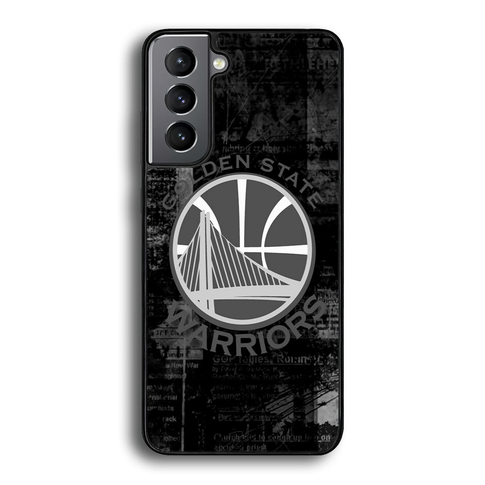 Golden State Warriors Grey Word Abstract Samsung Galaxy S22 Case - Ezzystore