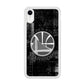 Golden State Warriors Grey Word Abstract iPhone XR Case