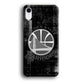 Golden State Warriors Grey Word Abstract iPhone XR Case