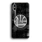 Golden State Warriors Grey Word Abstract iPhone X Case