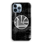 Golden State Warriors Grey Word Abstract iPhone 14 Pro Max Case