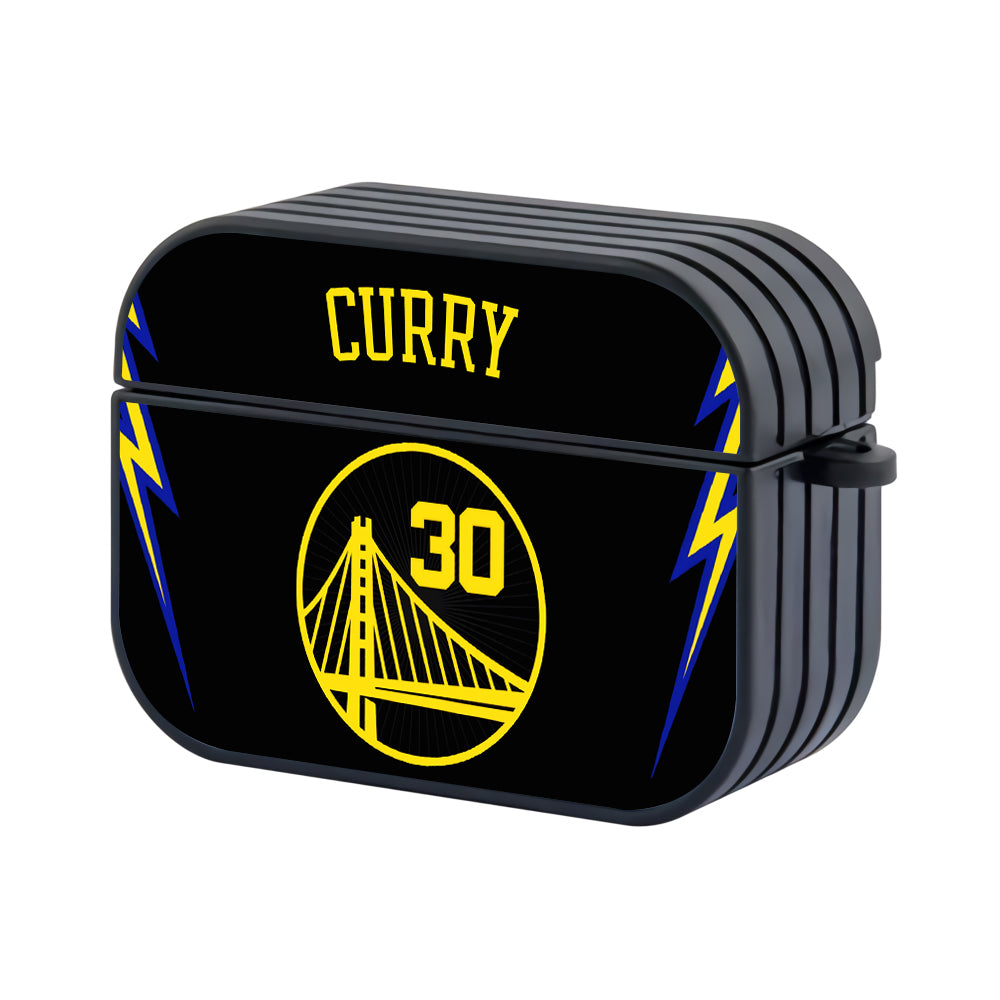 Golden State Warriors Stephen Curry Jersey and Number Hard Plastic Case Cover For Apple Airpods Pro 3 - Ezzystore