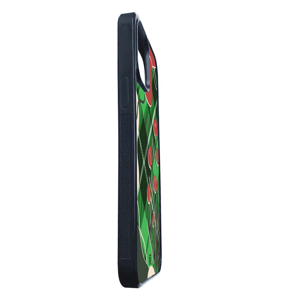 Grasped Tablecloth Domineering Green Magsafe iPhone Case