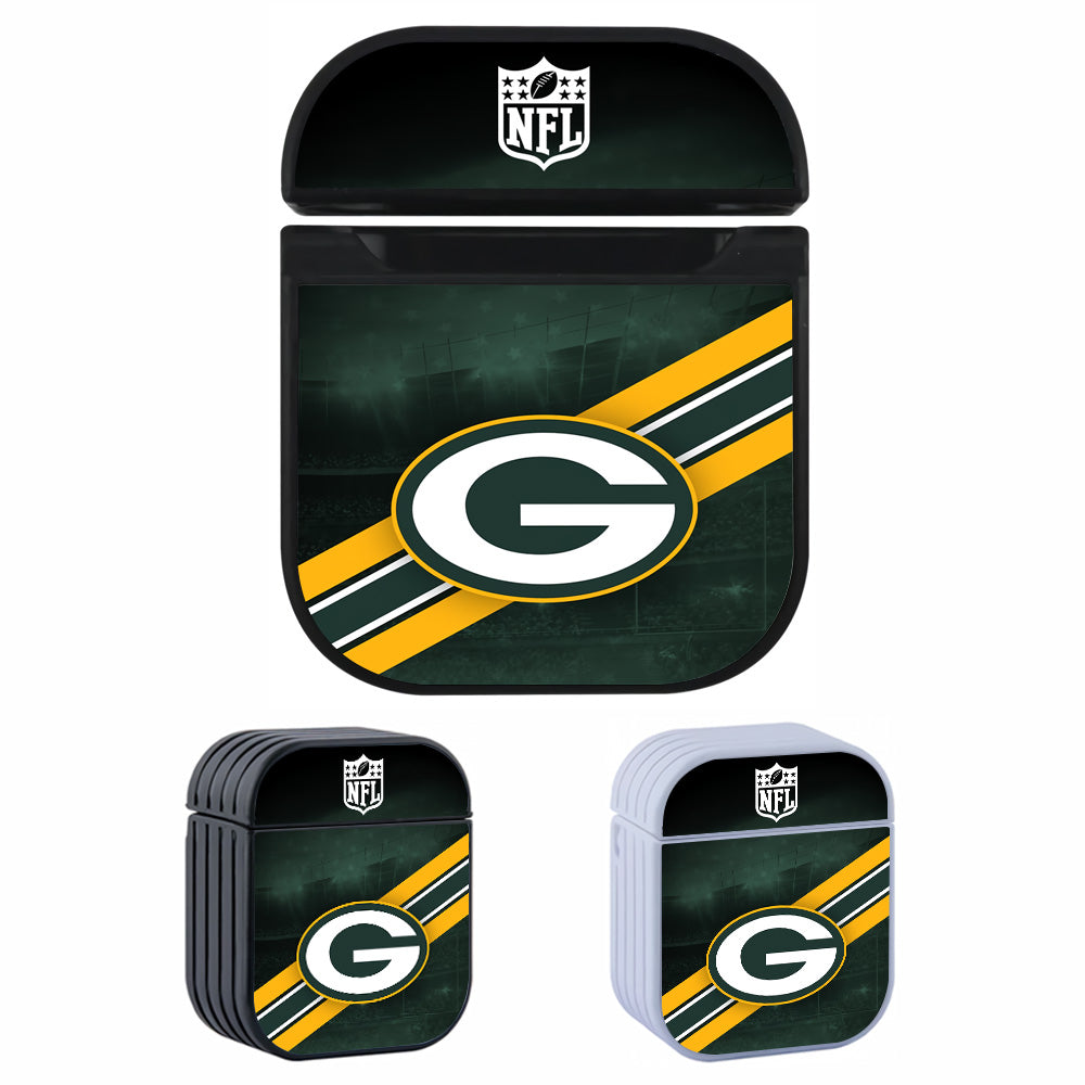 Green Bay Packers NFL Hard Plastic Case Cover For Apple Airpods