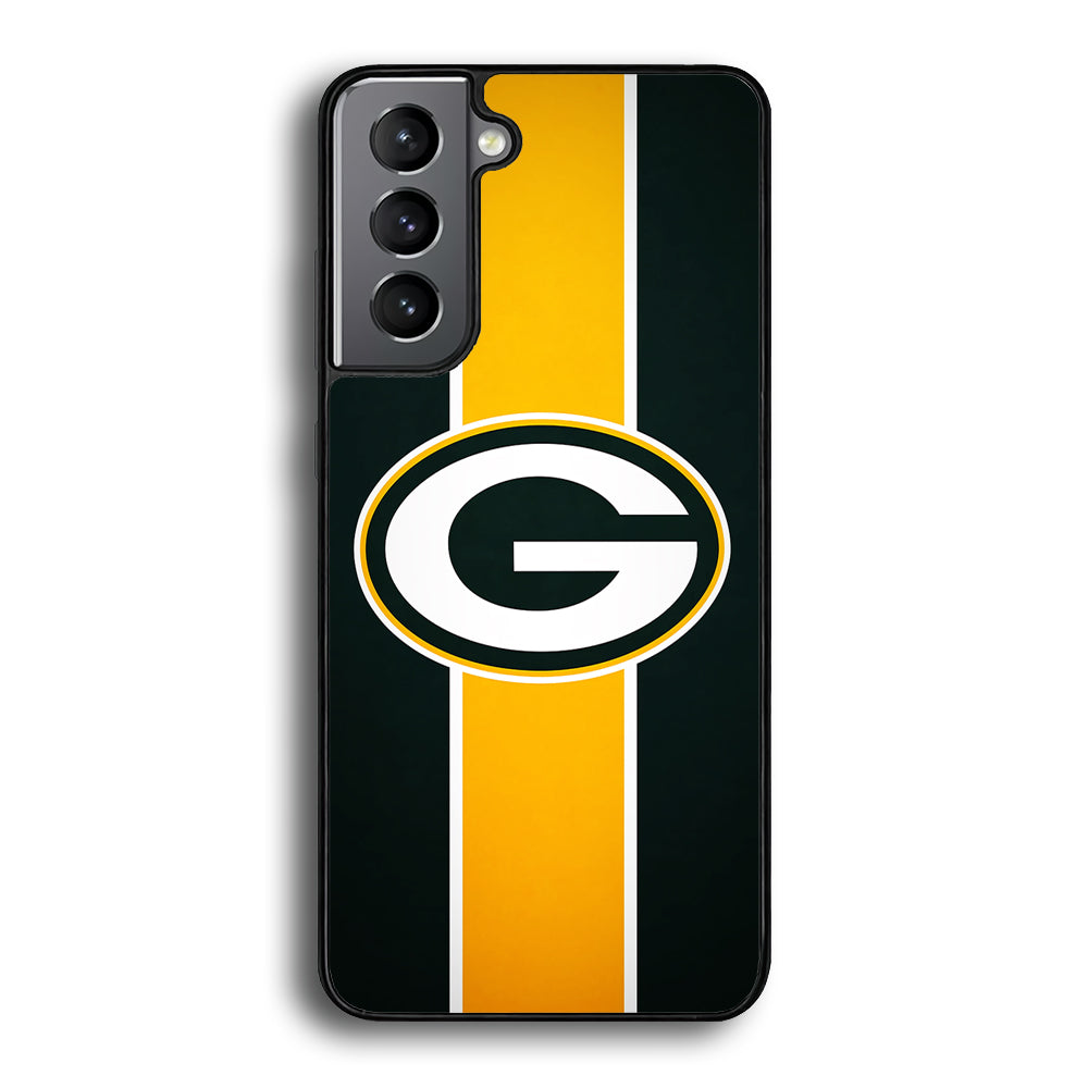 Green Bay Packers Yellow Stripe Samsung Galaxy S23 Case - Ezzystore