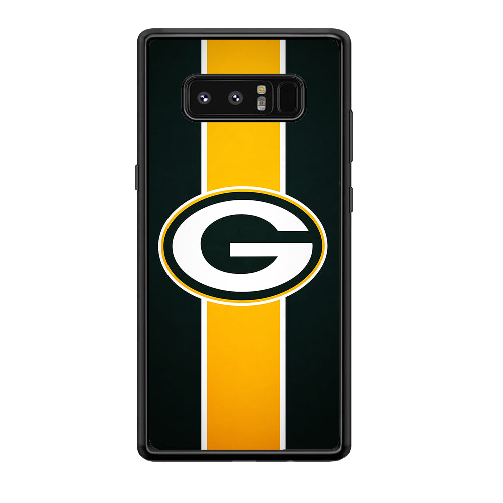 Green Bay Packers Yellow Stripe Samsung Galaxy Note 8 Case