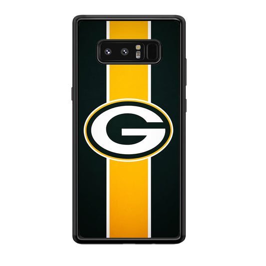 Green Bay Packers Yellow Stripe Samsung Galaxy Note 8 Case