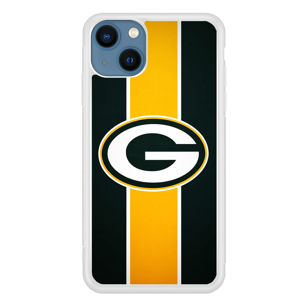 Green Bay Packers Yellow Stripe iPhone 13 Case