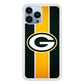 Green Bay Packers Yellow Stripe iPhone 14 Pro Max Case