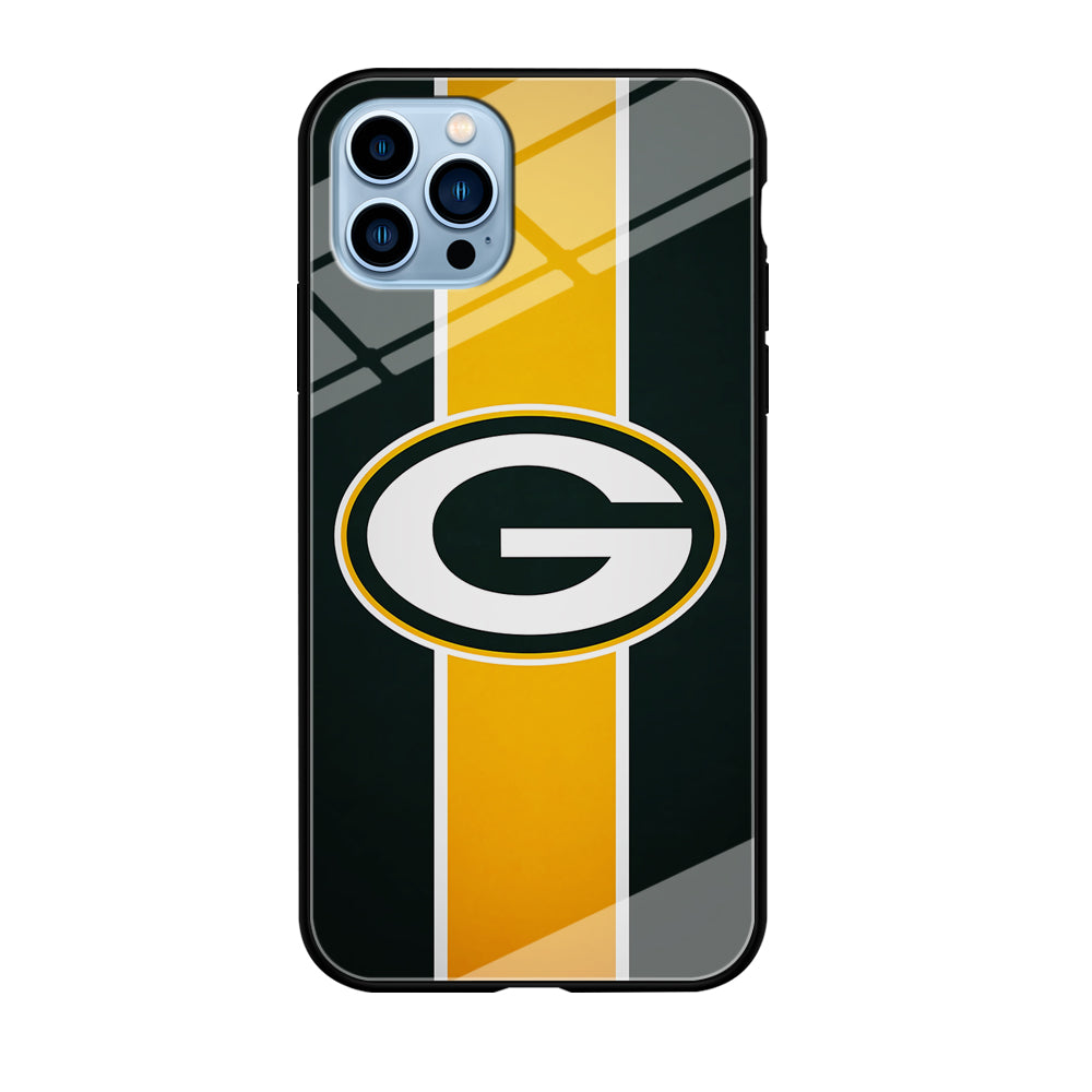 Green Bay Packers Yellow Stripe iPhone 12 Pro Max Case