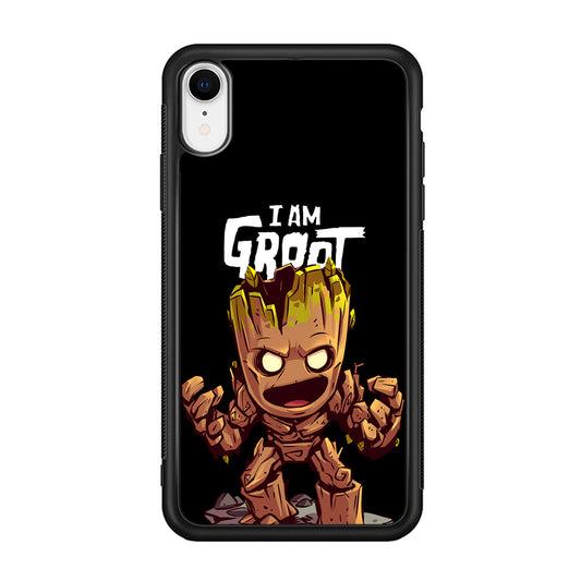 Groot Angry Mode iPhone XR Case