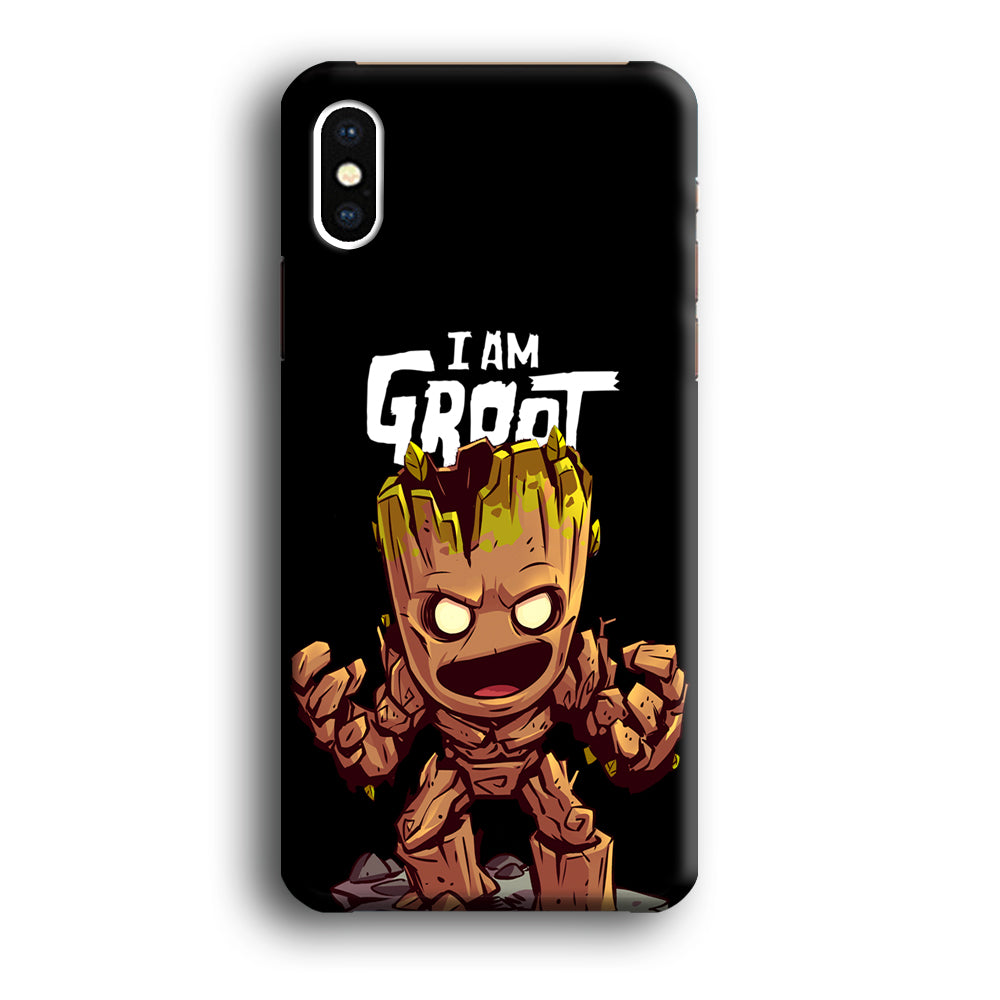 Groot Angry Mode iPhone Xs Max Case