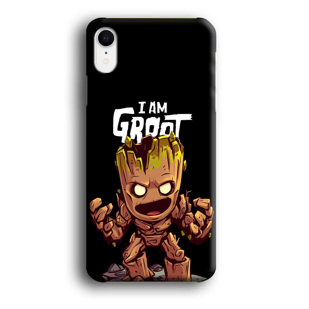 Groot Angry Mode iPhone XR Case