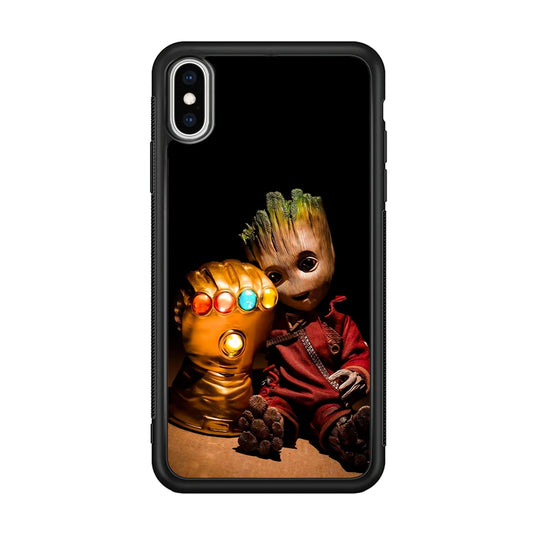 Groot Thanos Infinity Gauntlet iPhone Xs Max Case