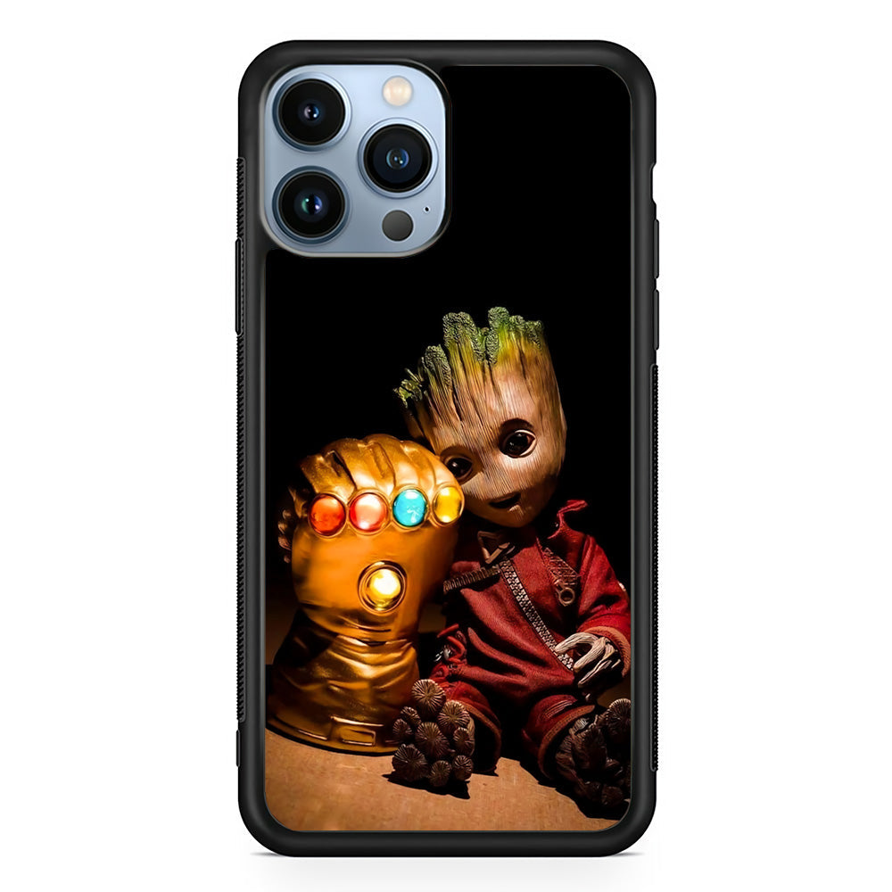 Groot Thanos Infinity Gauntlet iPhone 14 Pro Max Case