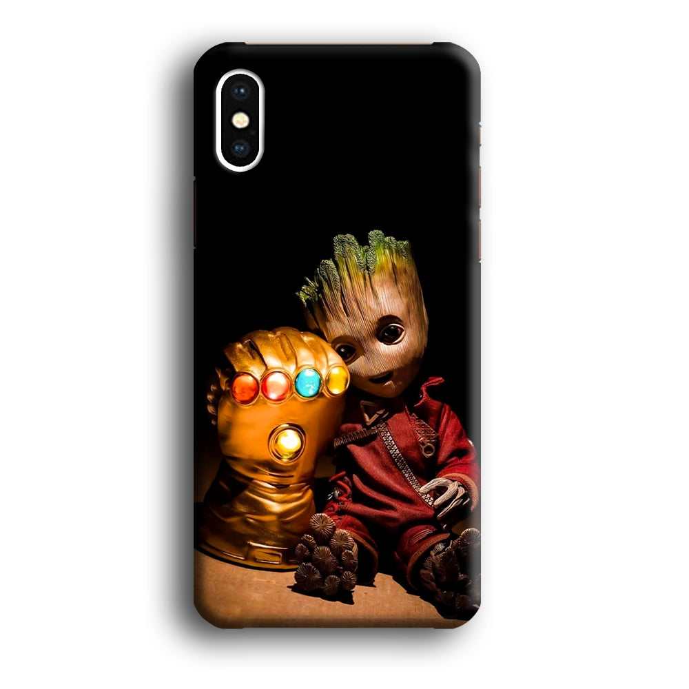 Groot Thanos Infinity Gauntlet iPhone X Case
