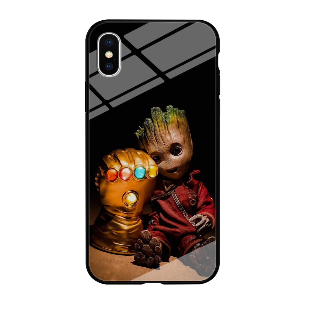 Groot Thanos Infinity Gauntlet iPhone X Case
