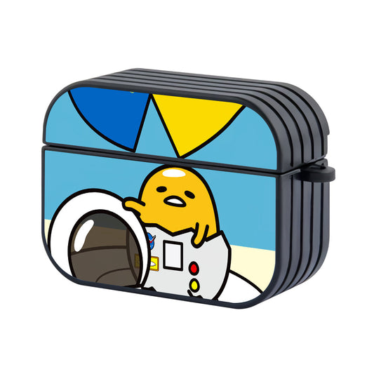 Gudetama Astrounaut Mode Hard Plastic Case Cover For Apple Airpods Pro 3 - Ezzystore