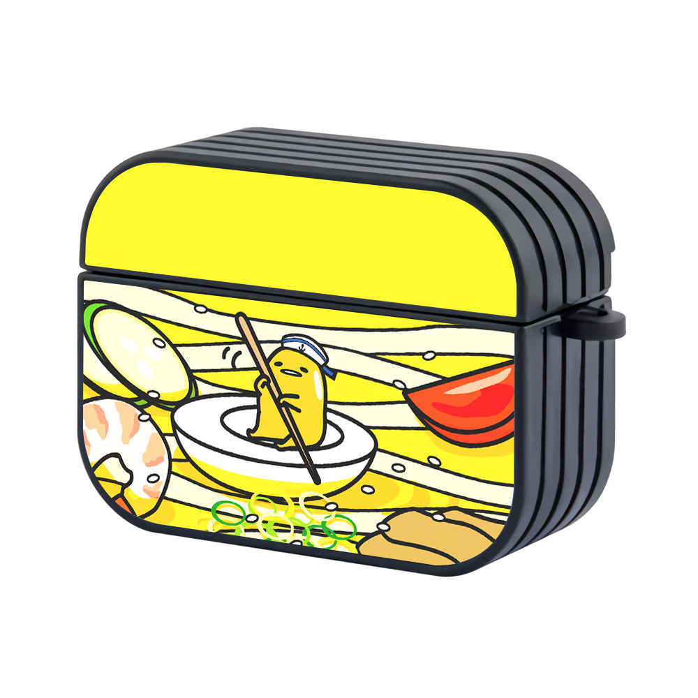 Gudetama Sailing On Ramen Hard Plastic Case Cover For Apple Airpods Pro - Ezzystore